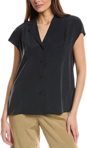 Extended Sleeve Silk Blouse