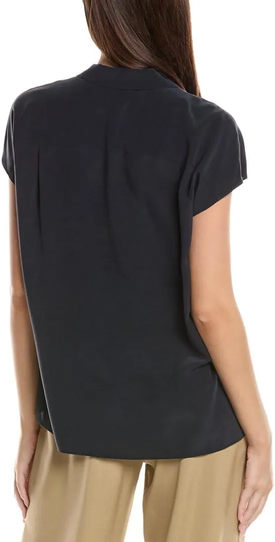 Extended Sleeve Silk Blouse