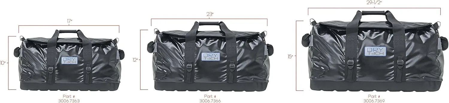 Extreme Max 3006.7366 Dry Tech Duffel Bag - 54 Liter, Black