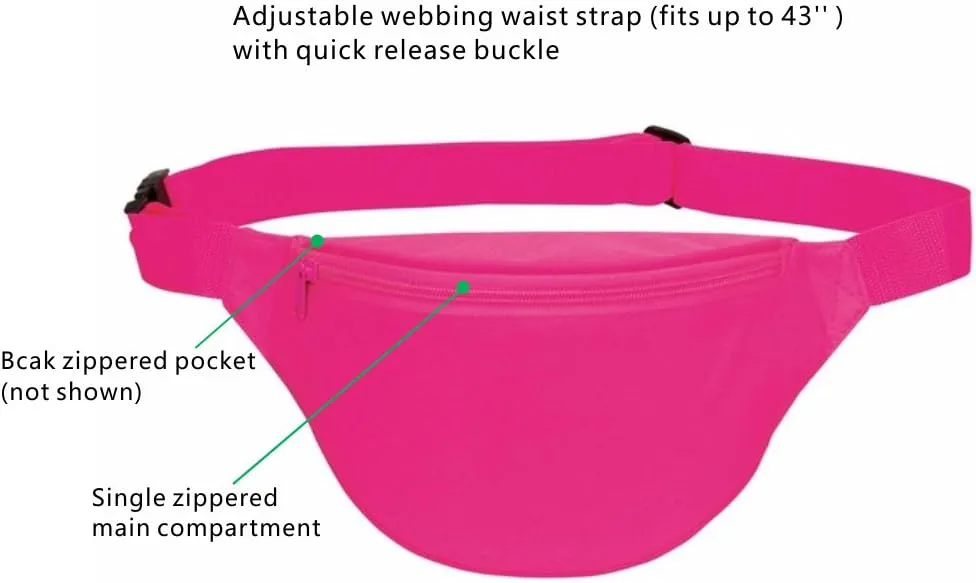 Fanny Pack, AirBuyW Women Men Quick Release Adjustable Strap Travel Sport Running Cute Fashion Fanny Pack Bag