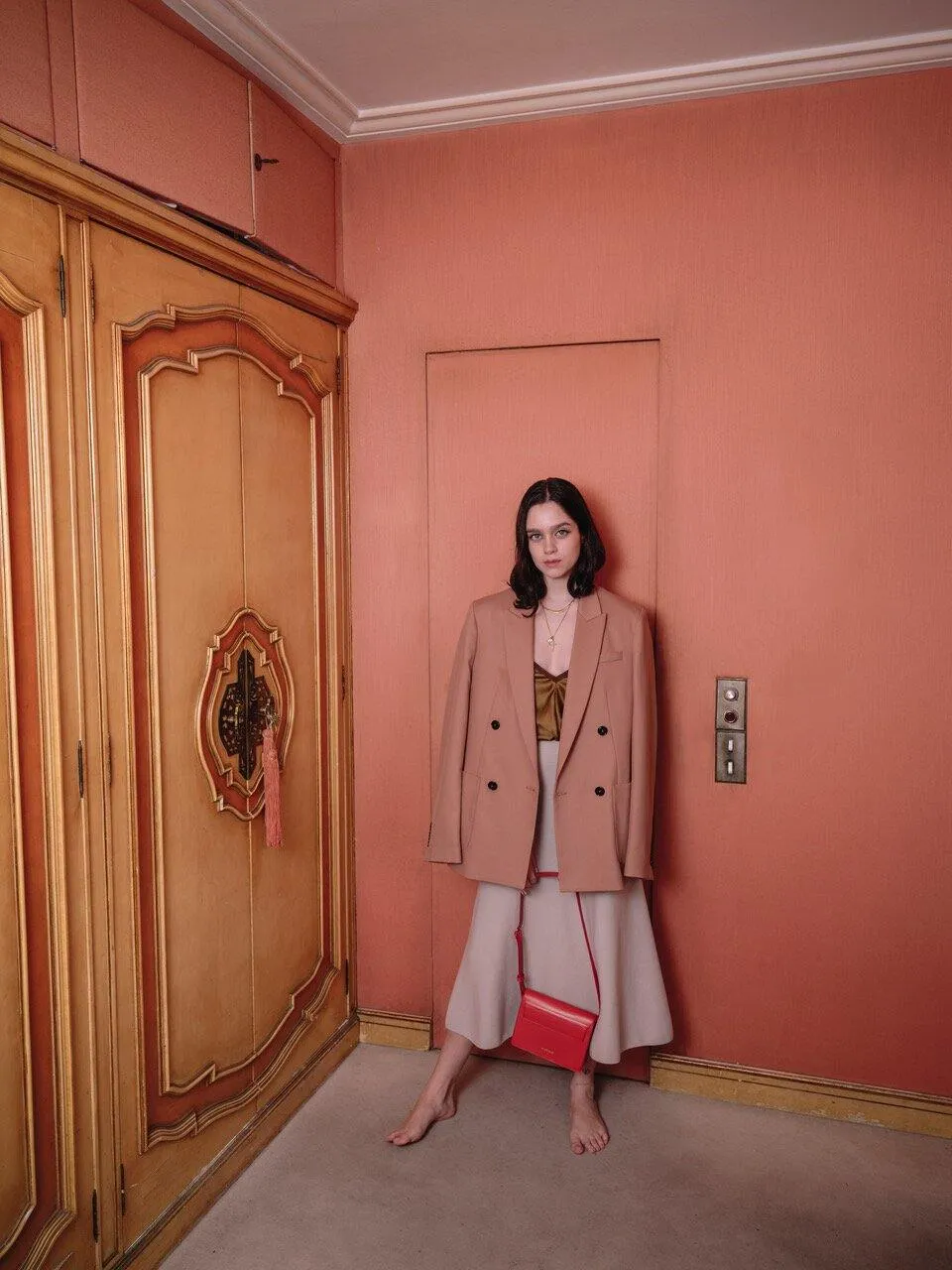 FANNY PACK AND BAG CORAL