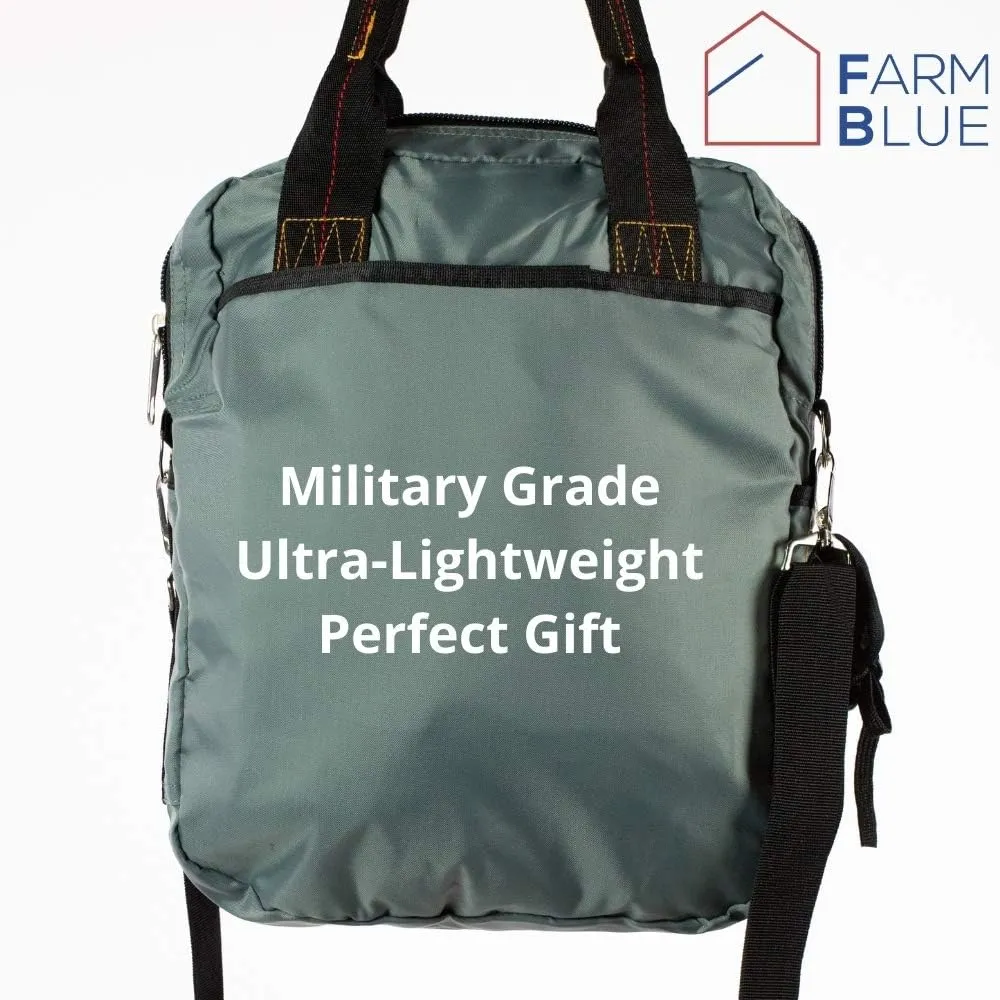 Farm Blue Tactical Flight Bag – Aviators Parachute Pilot Helmet Bag - Military Style