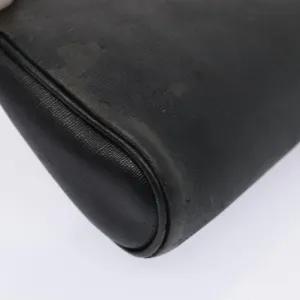 FENDI Shoulder Bag Leather Navy 80189