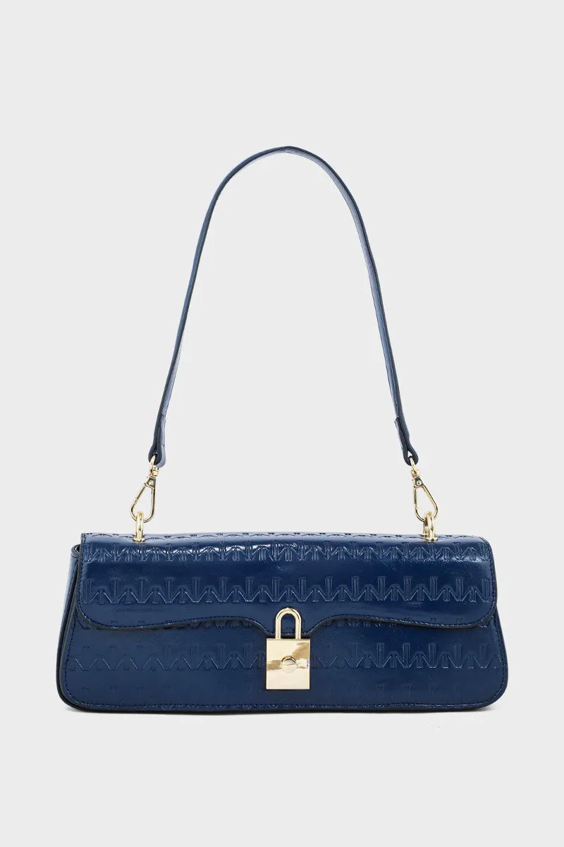 Flap Shoulder Bags BS2051-Navy