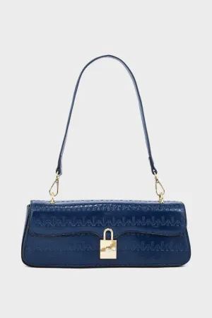 Flap Shoulder Bags BS2051-Navy