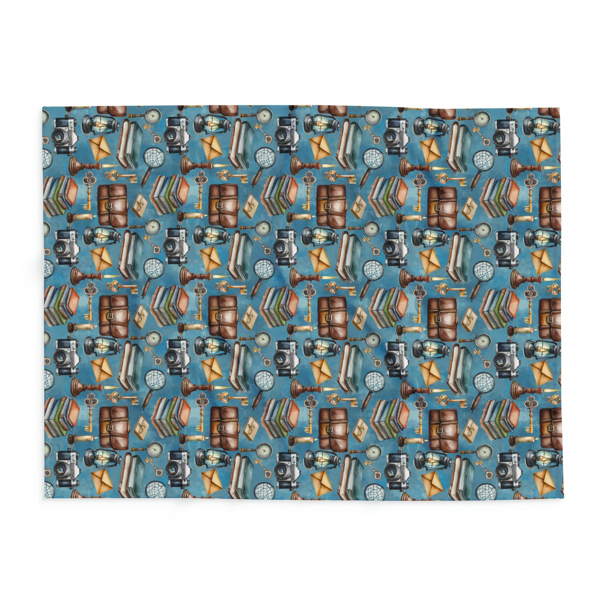 Fleece Detective Blanket - Christmas clearance Supportive policies Arctic Blues