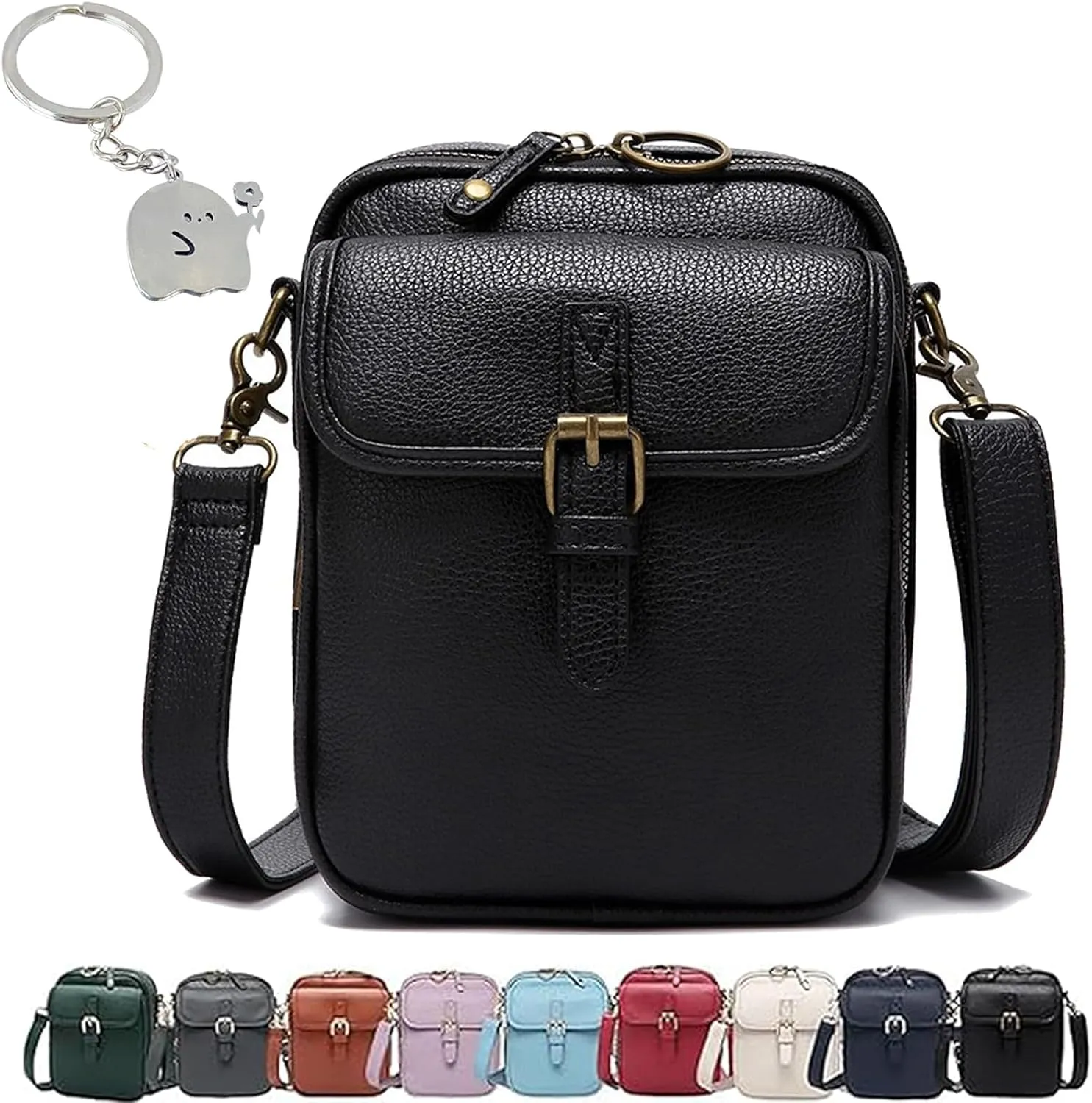 Forcipower Crossbody Bag, Anti-Theft Urvashi Crossbody Bag, Collaboraten1 Crossbody Leather Bag