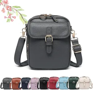 Forcipower Crossbody Bag, Collaborate Crossbody Leather Bag, Urvashi Anti Theft Shoulder Messenger Bags Card Slots for Woman