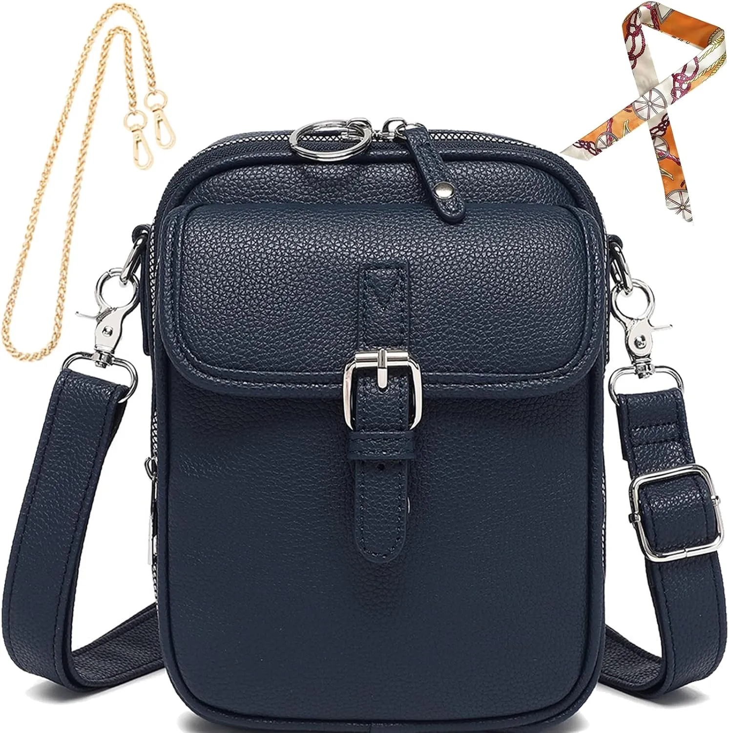 Forcipower Crossbody Bag, Collaboraten1 Crossbody Leather Bag, Anti-Theft Urvashi Crossbody Bag