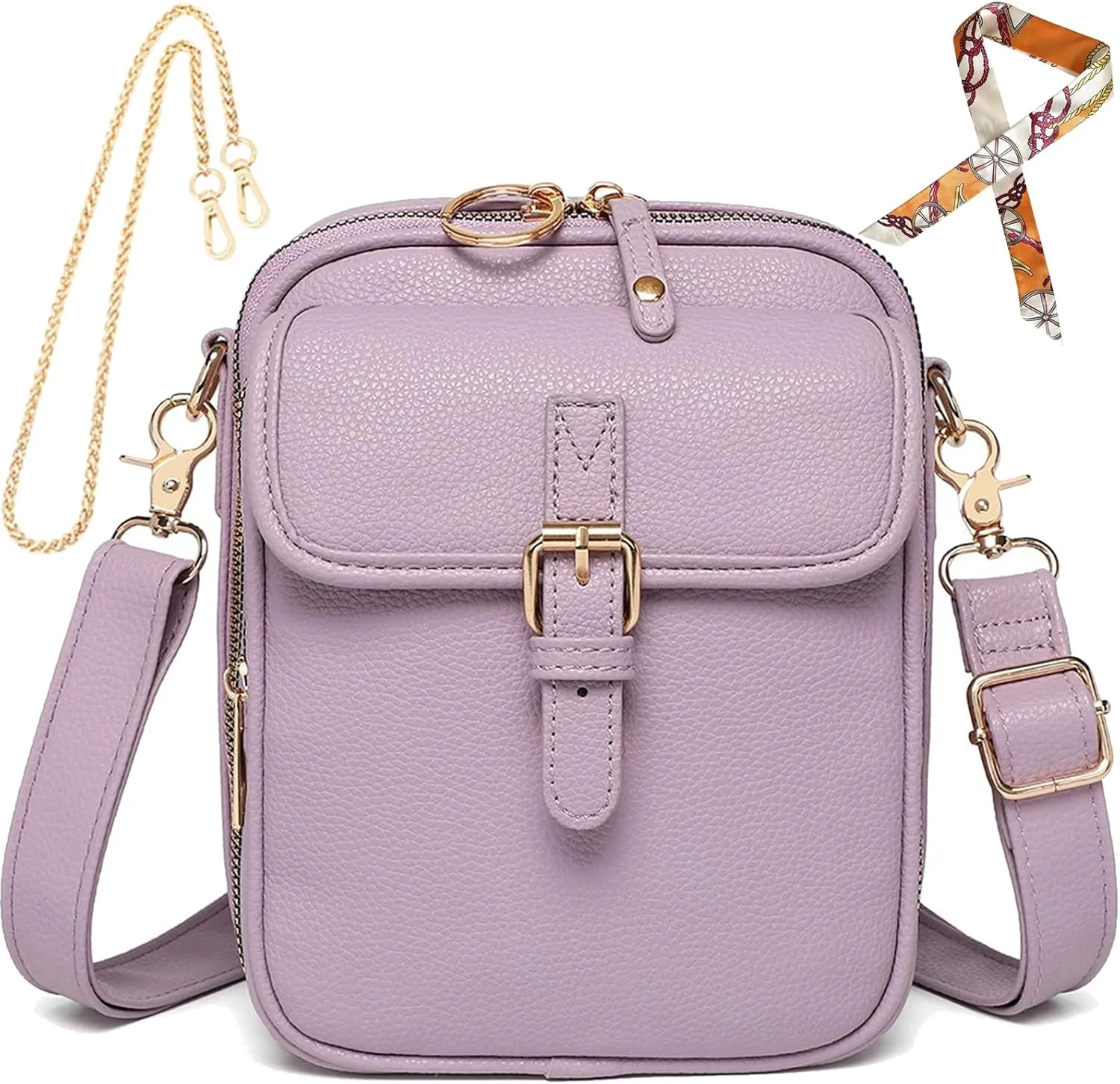 Forcipower Crossbody Bag, Collaboraten1 Crossbody Leather Bag, Anti-Theft Urvashi Crossbody Bag