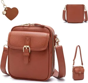 Forcipower Crossbody Bag, Forcipower Crossbody Leather Bag, Vintage Collaboraten1 Crossbody Leather Bag With 10 Card Slots