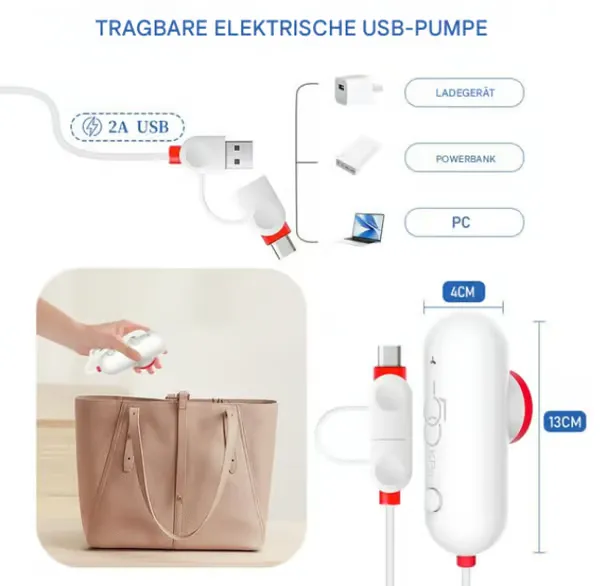 🎁Free Shipping With The Purchase Of Two🔥6-Pack USB Electric Vacuum Compression Bags – Save Space, Travel Light!