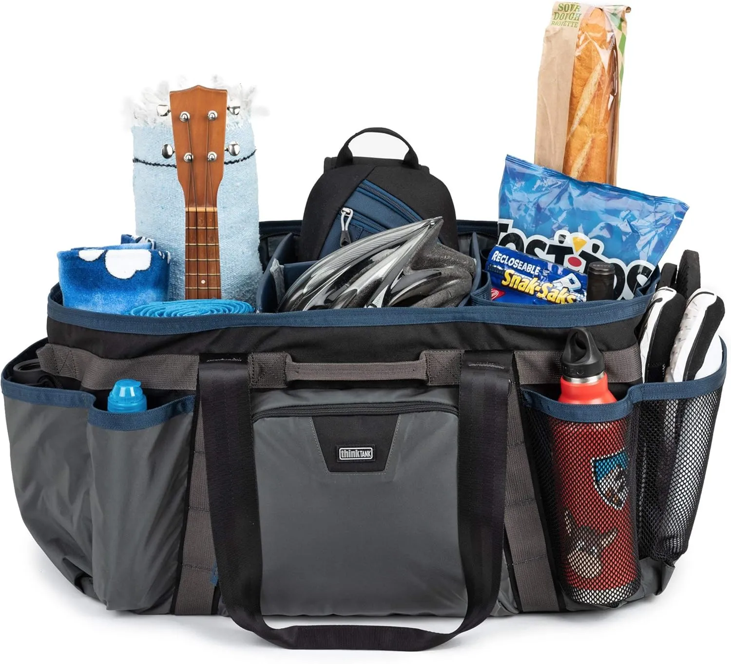 Freeway Longhaul 75 Carryall Duffel - Grey with Navy Blue