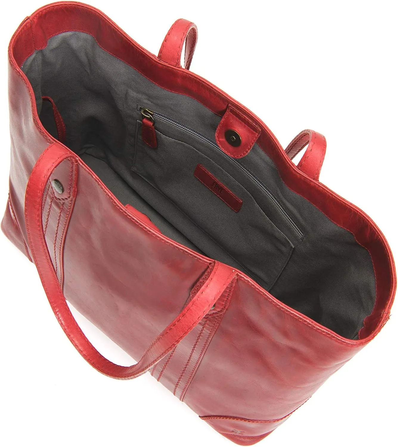 Frye Women's Melissa Shopper Tote Bag, Stylist Large Handbag with Adjustable Strap & Pockets