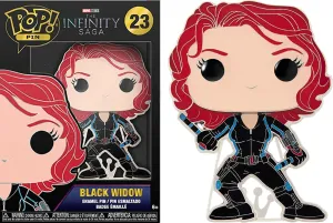 Funko Pop Collectible Enamel Pin - Black Widow - Avengers Enamel Pins - Cute Collectable Novelty Brooch - for Backpacks & Bags - Gift Idea - Official Merchandise - Superheroes Fans