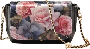 GAIGEO Baseball Pattern Leather Crossbody Purses, Leather Bags for Women Trendy, Lightweight Leather Crossbody Bag