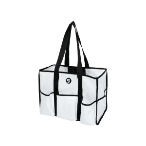Geckobrands Gecko 8 Pocket Tote - White