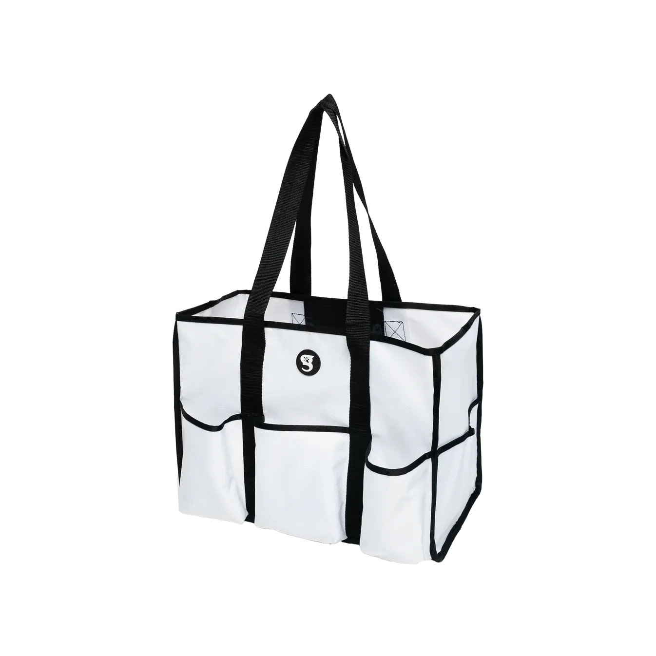 Geckobrands Gecko 8 Pocket Tote - White