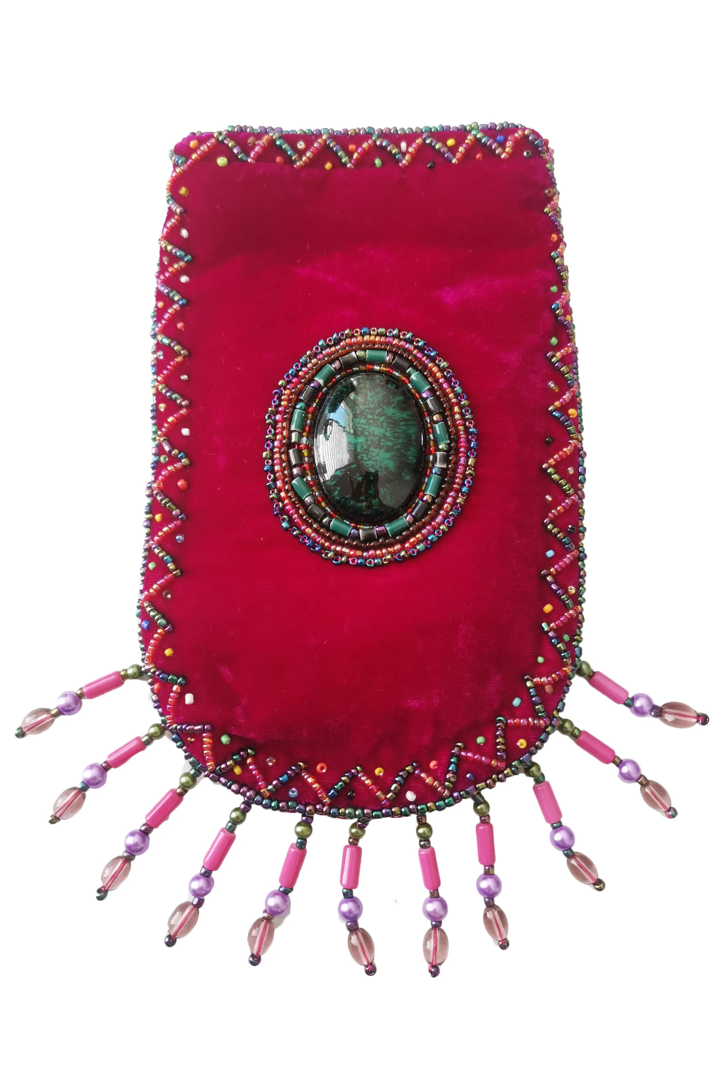 Gem Pattern Velvet Crossbody Bags VXL0609-Gem