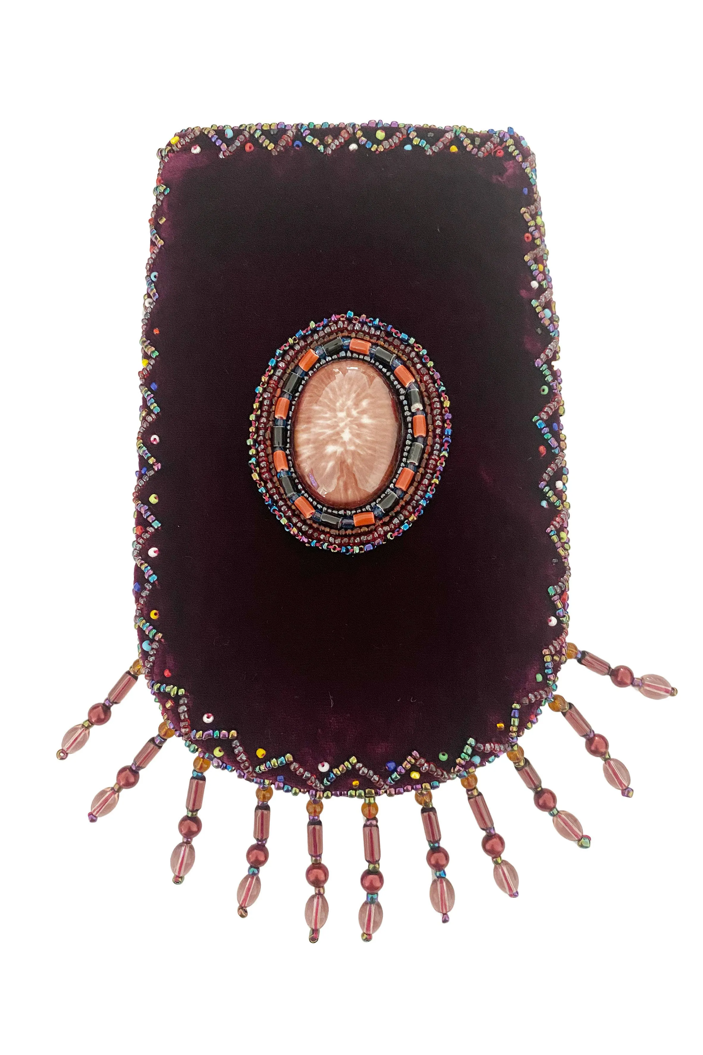 Gem Pattern Velvet Crossbody Bags VXL0609-Gem