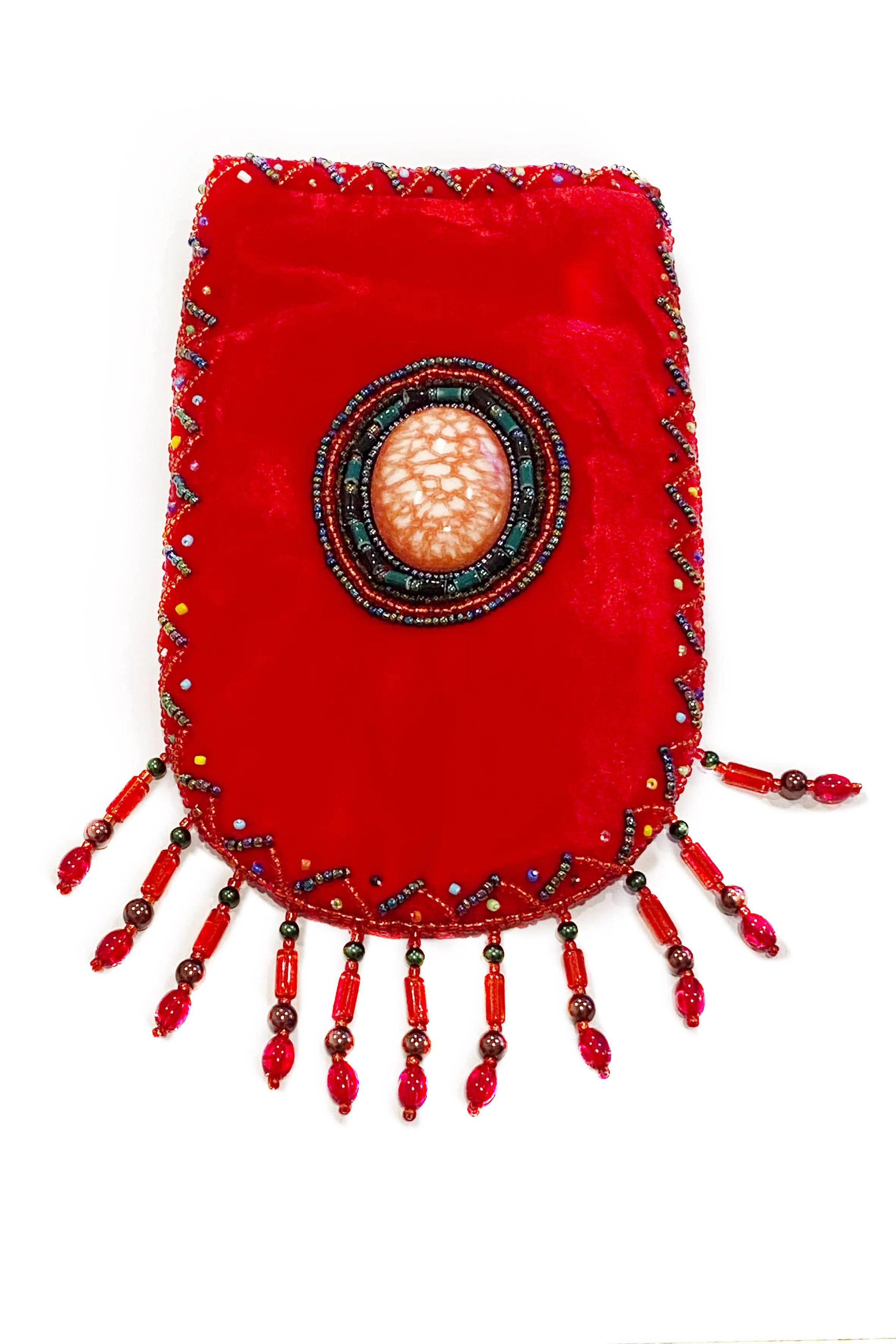 Gem Pattern Velvet Crossbody Bags VXL0609-Gem