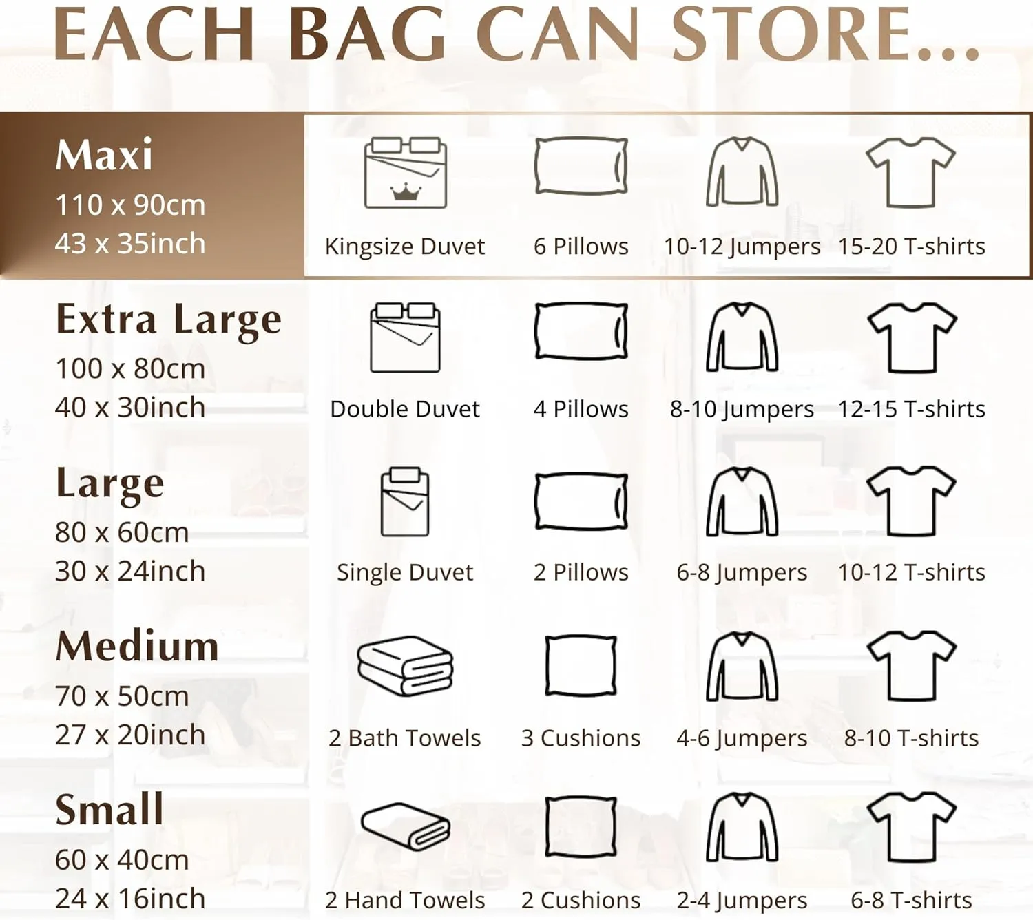 GENIE SPACE Max Vacuum Bags - Pack of 2, Max Size | Strong XXL Jumbo Space Saving Storage Bag, 43x35in | Premium Airtight & Reusable Vacuum Bag for Duvets, Curtains, Clothes, Coats, Jumpers & Pillows