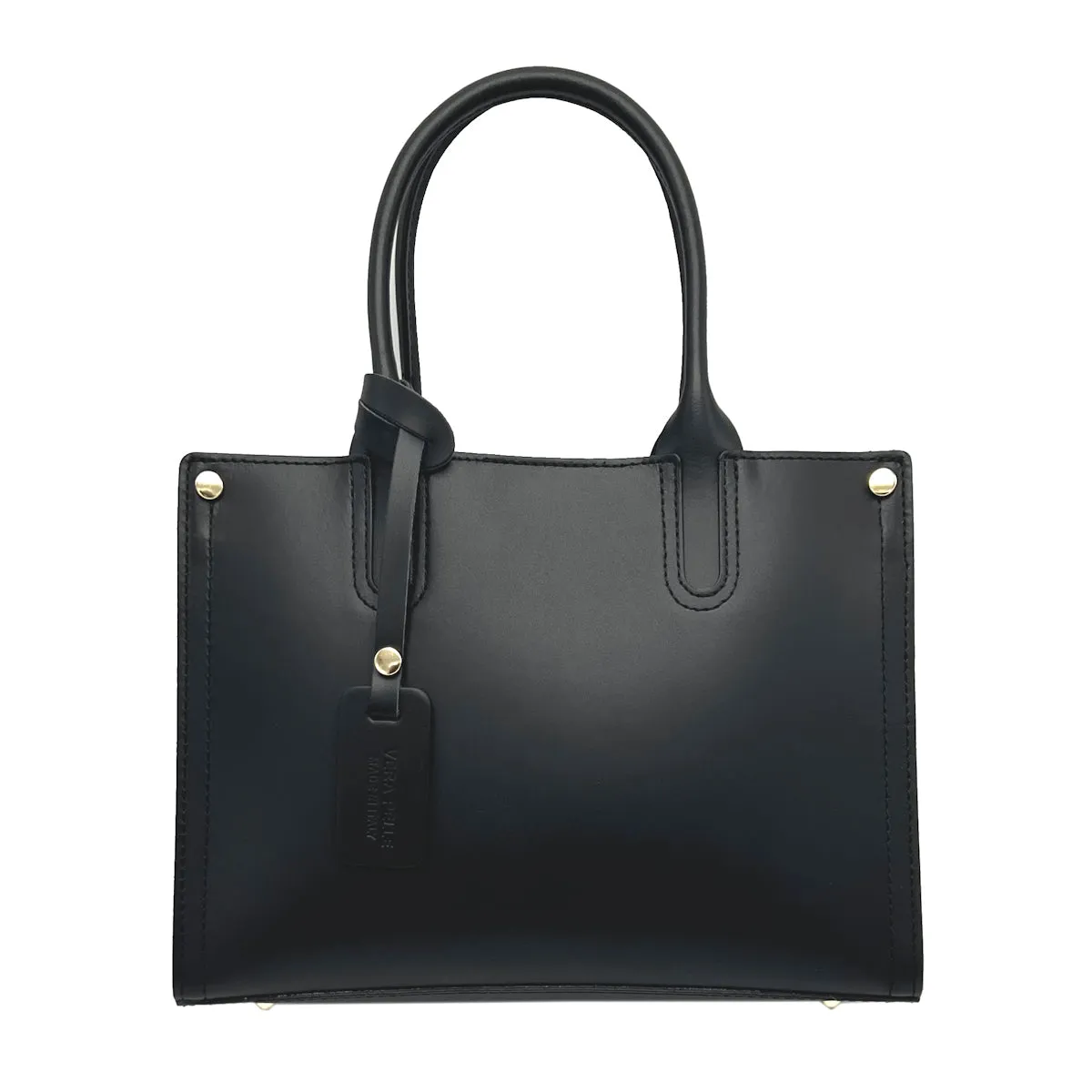 Genuine leather handbag, Made in Italy, art. 112577