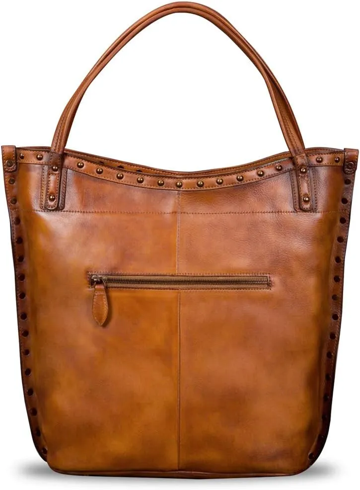 Genuine Leather Large Shoulder Bag Tote Bag for Women Vintage Real Leather Purses and Handbags Satchel Crossbody Bag