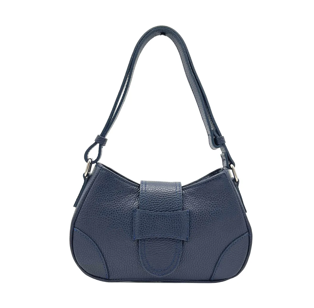 Genuine leather shoulder bag, art. 112533