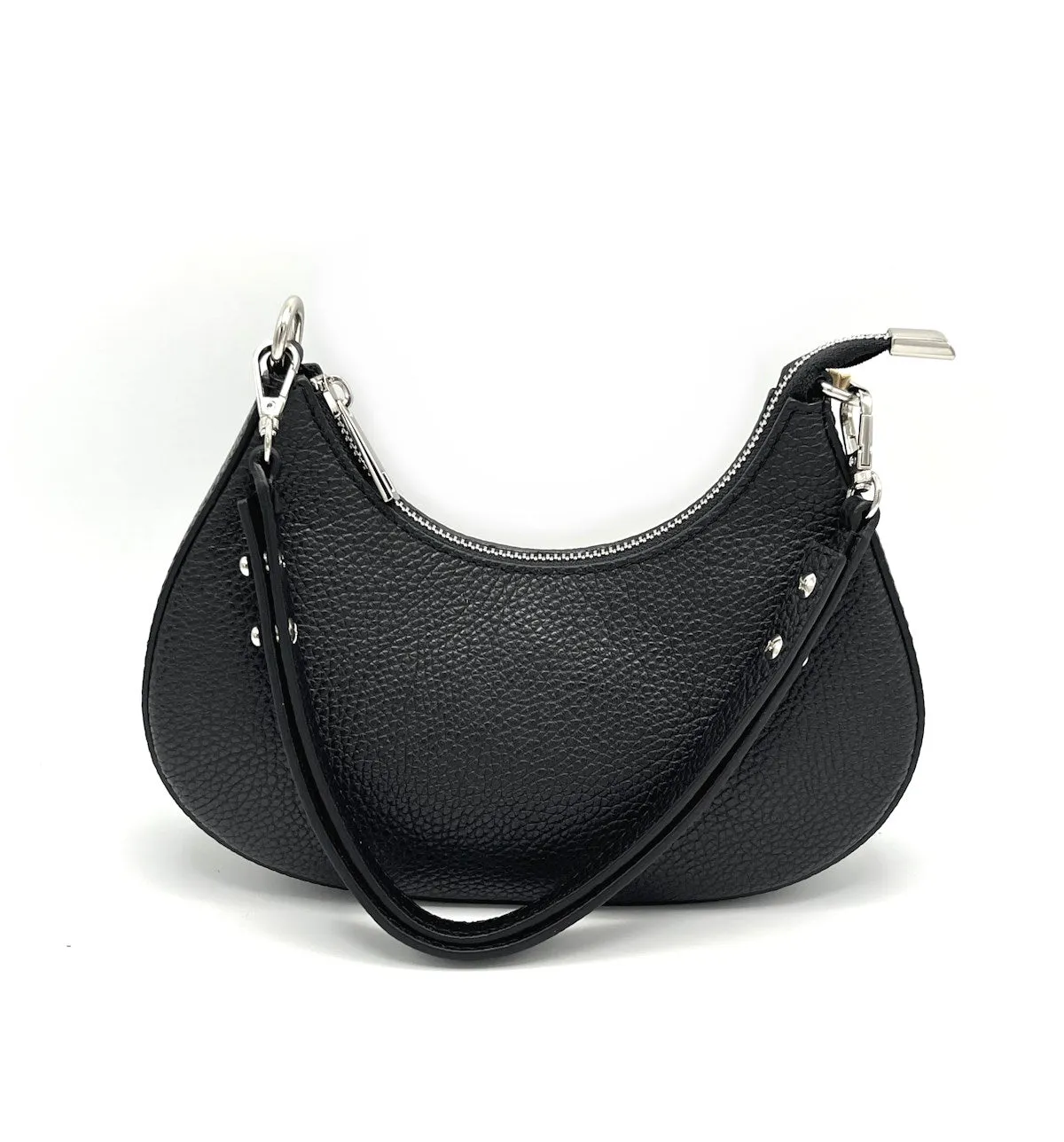 Genuine leather shoulder bag, for women, made in Italy, art. 112415