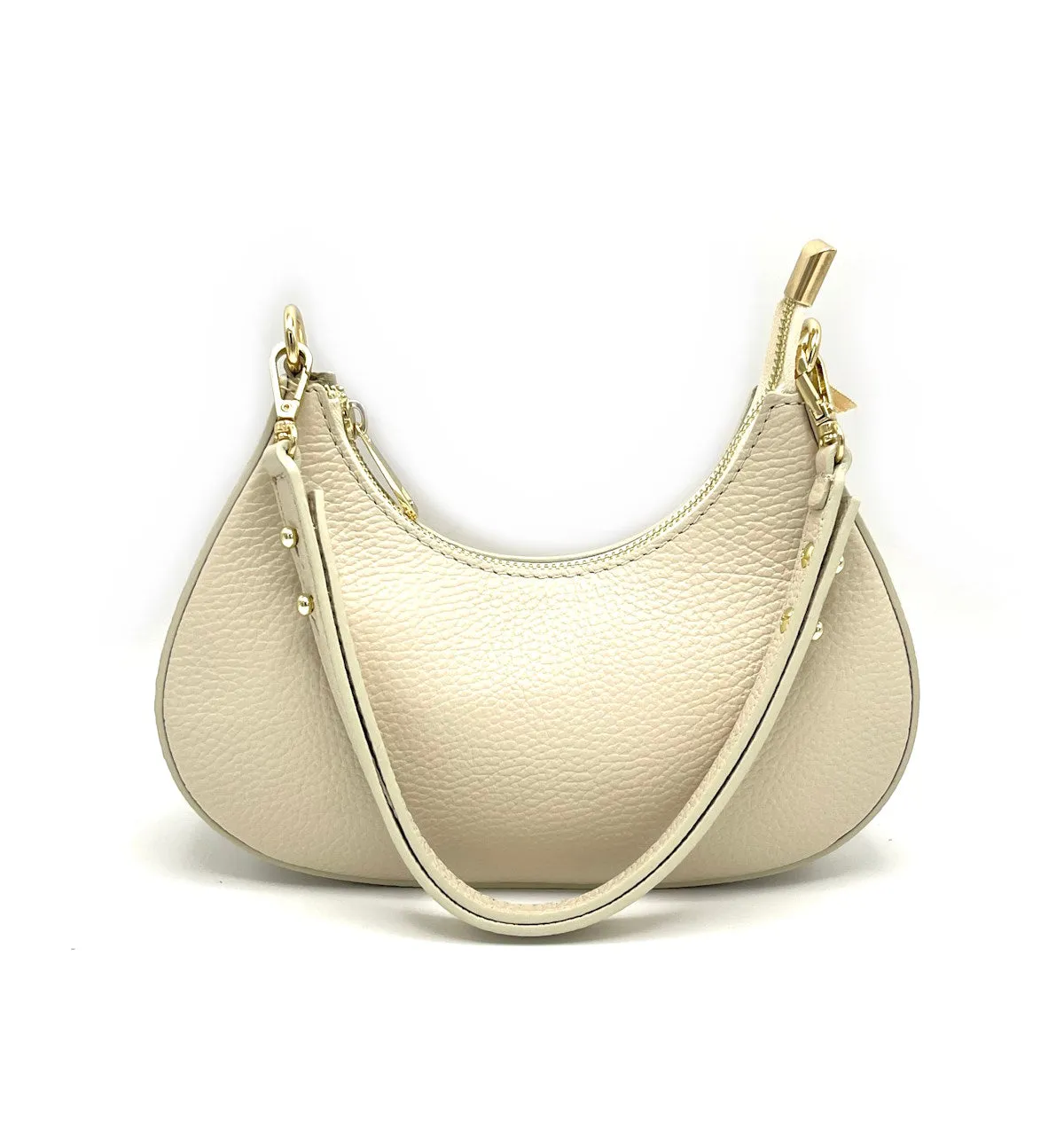 Genuine leather shoulder bag, for women, made in Italy, art. 112415