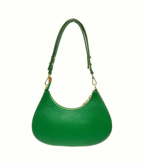 Genuine leather shoulder bag, for women, made in Italy, art. 112415