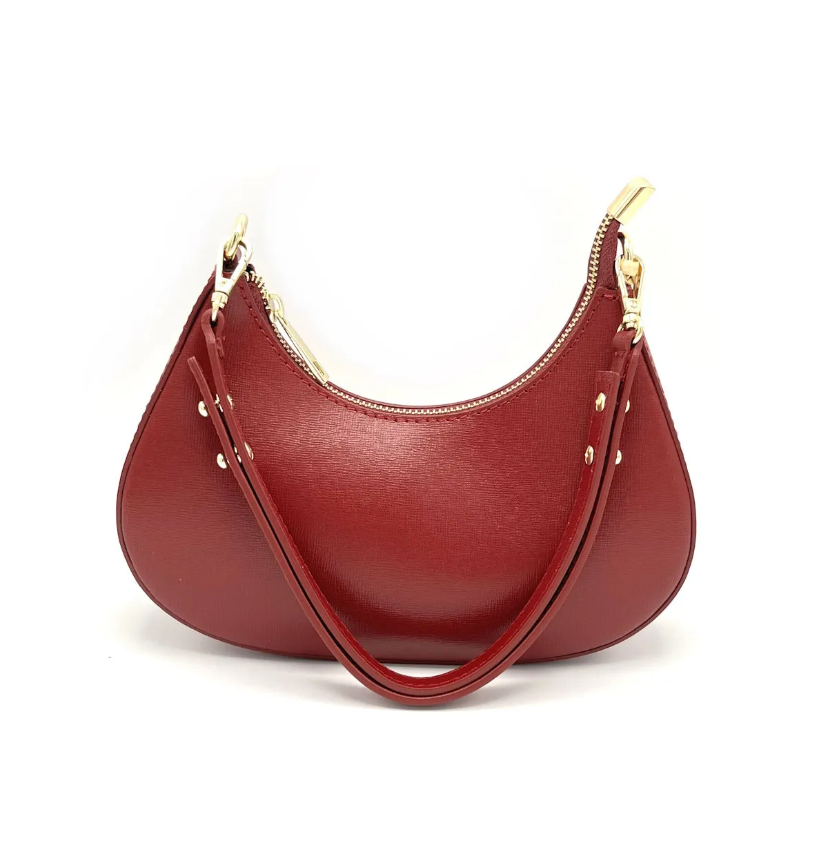Genuine leather shoulder bag, for women, made in Italy, art. 112415
