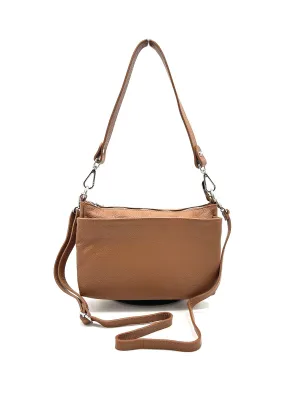 Genuine leather shoulder bag, for women, made in Italy, art. 112417.412