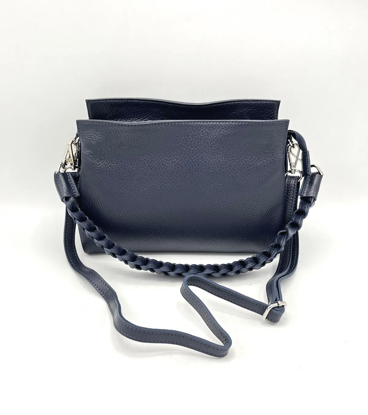 Genuine leather shoulder bag, for women, Made in Italy, art. 112421