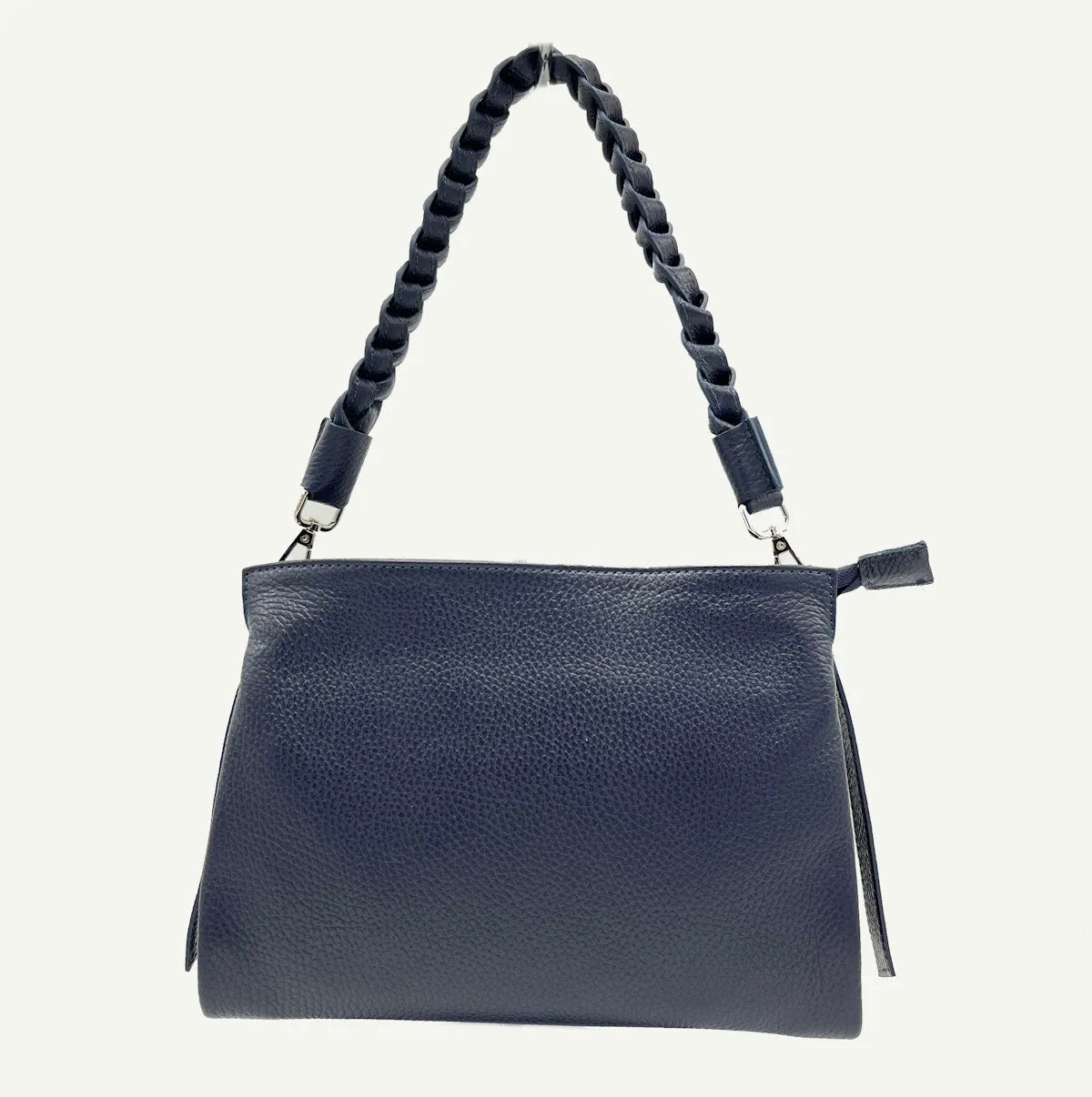 Genuine leather shoulder bag, for women, Made in Italy, art. 112421