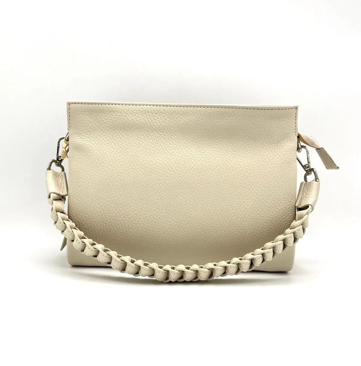 Genuine leather shoulder bag, for women, Made in Italy, art. 112421