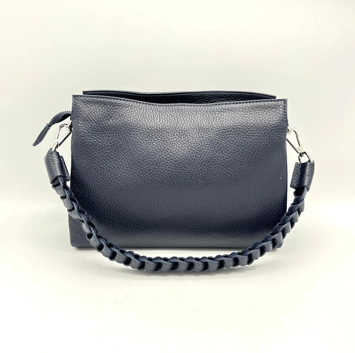 Genuine leather shoulder bag, for women, Made in Italy, art. 112421