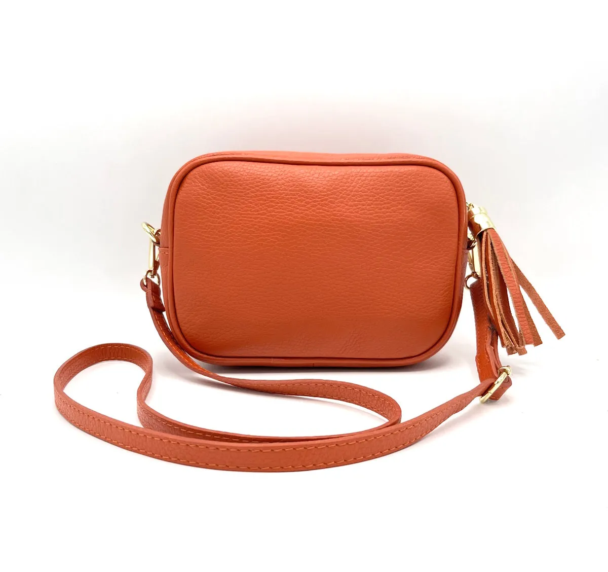 Genuine leather shoulder bag, for women, made in Italy, art. 112437