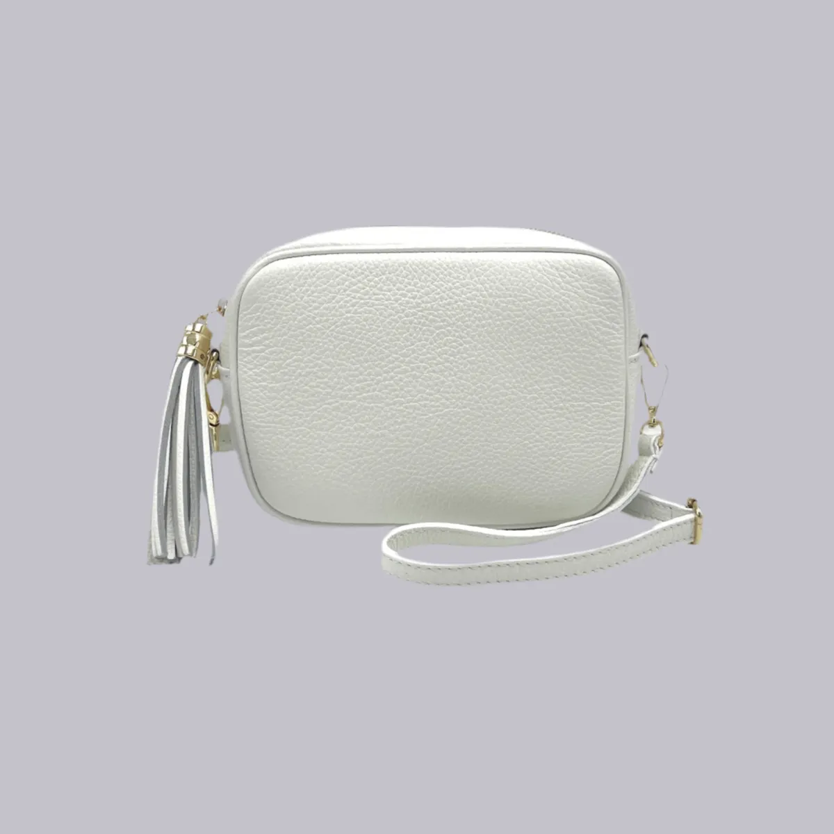 Genuine leather shoulder bag, for women, made in Italy, art. 112437