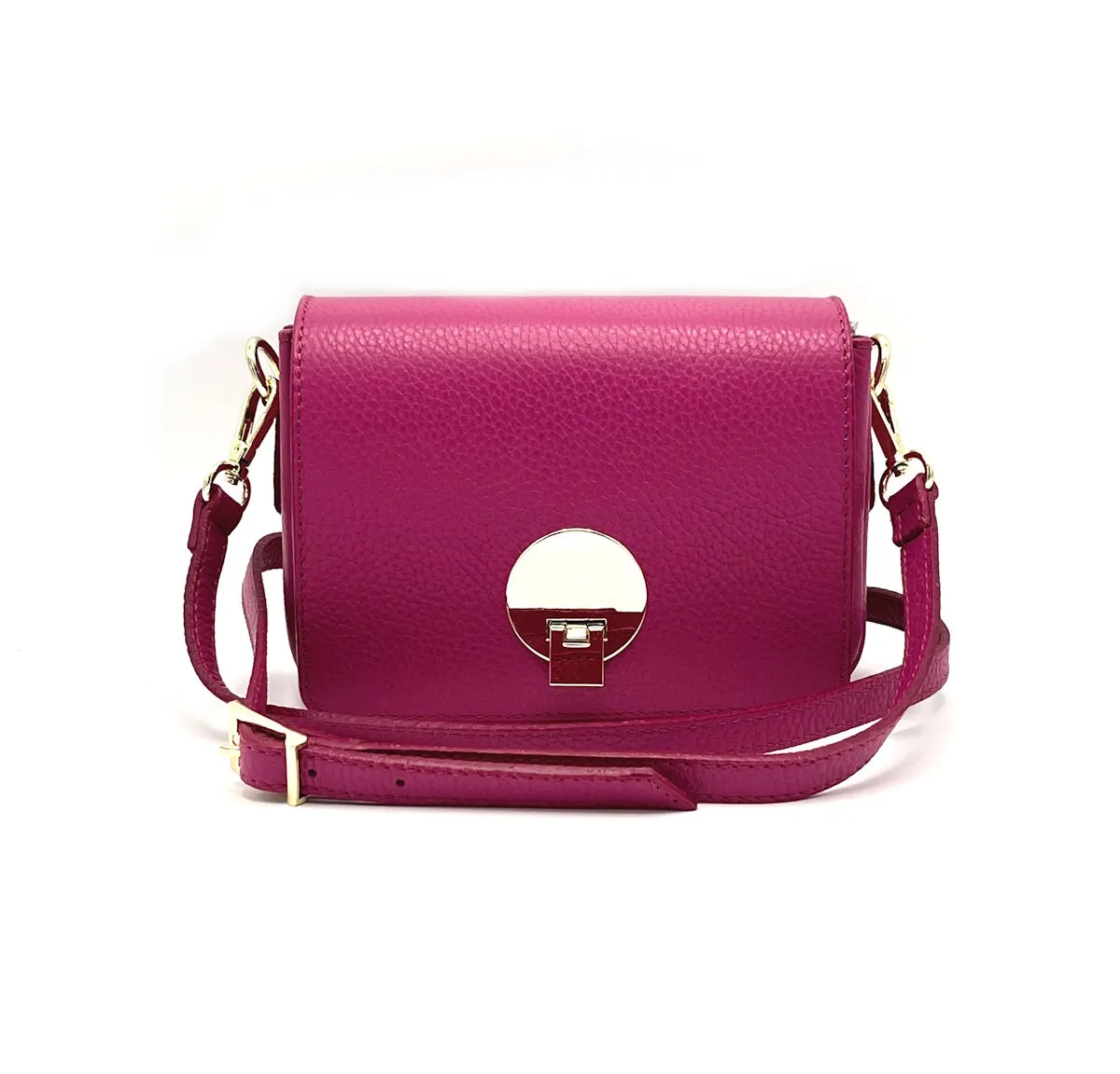 Genuine leather shoulder bag, for women, made in Italy, art. 112438