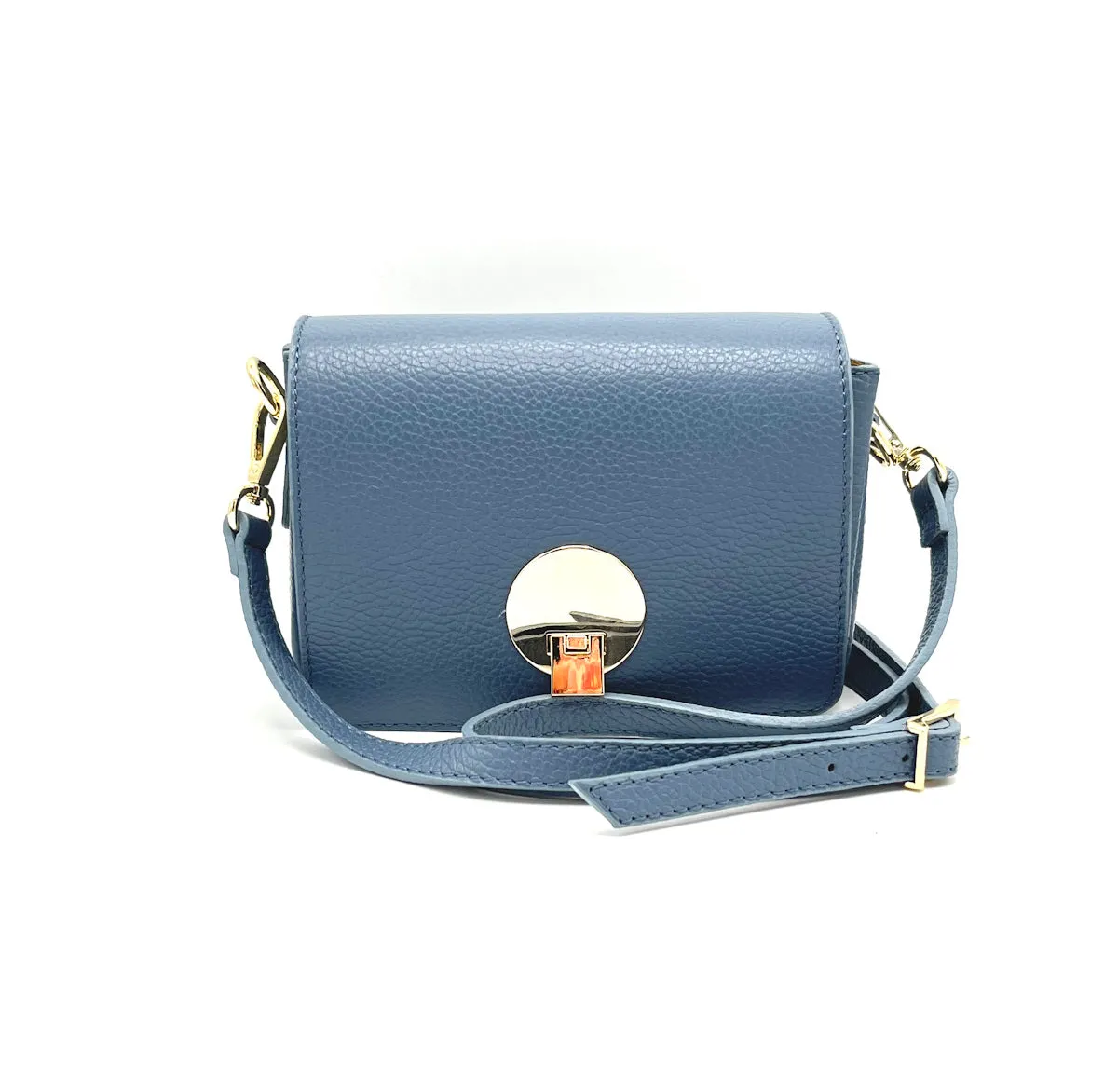 Genuine leather shoulder bag, for women, made in Italy, art. 112438