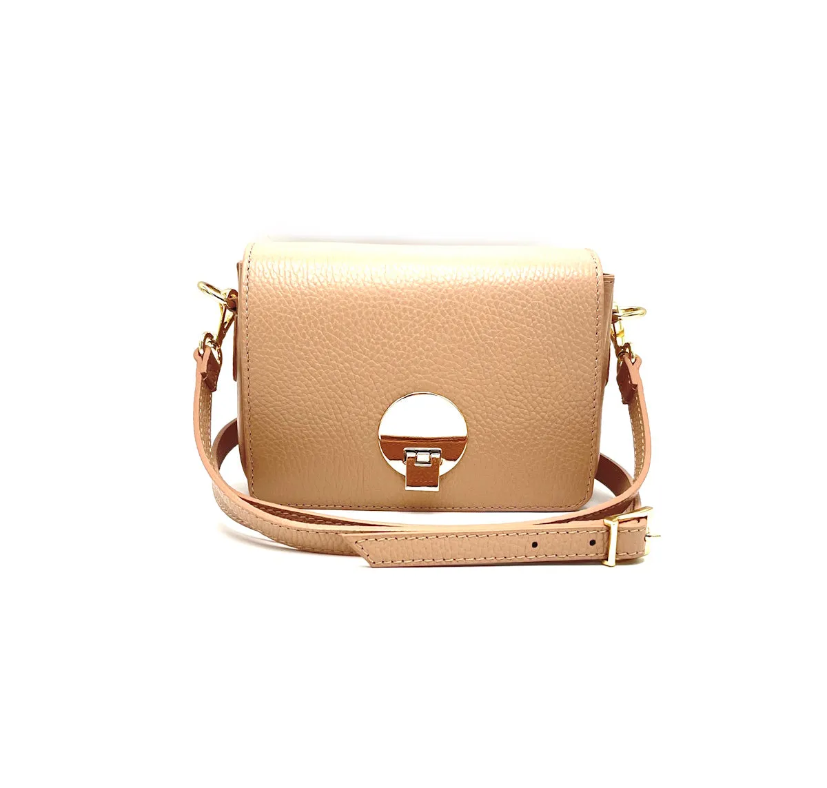 Genuine leather shoulder bag, for women, made in Italy, art. 112438