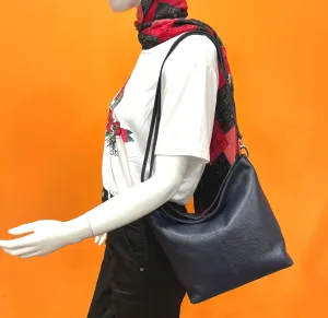 Genuine leather shoulder bag, for women, Made in Italy, art. 112453