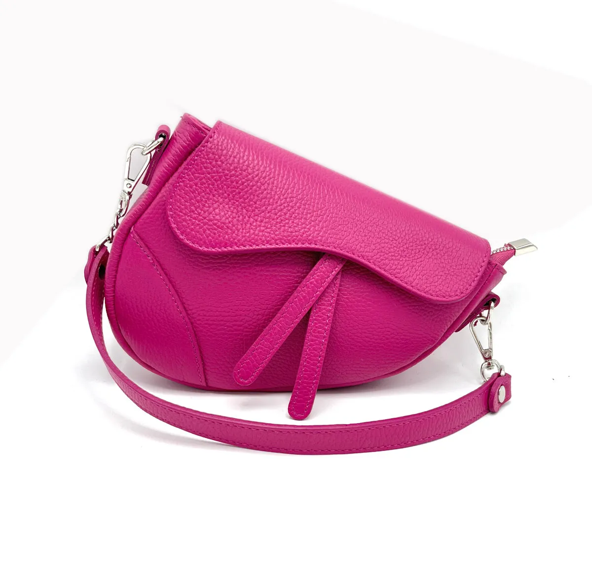 Genuine leather shoulder bag, Made in Italy, art. 112436