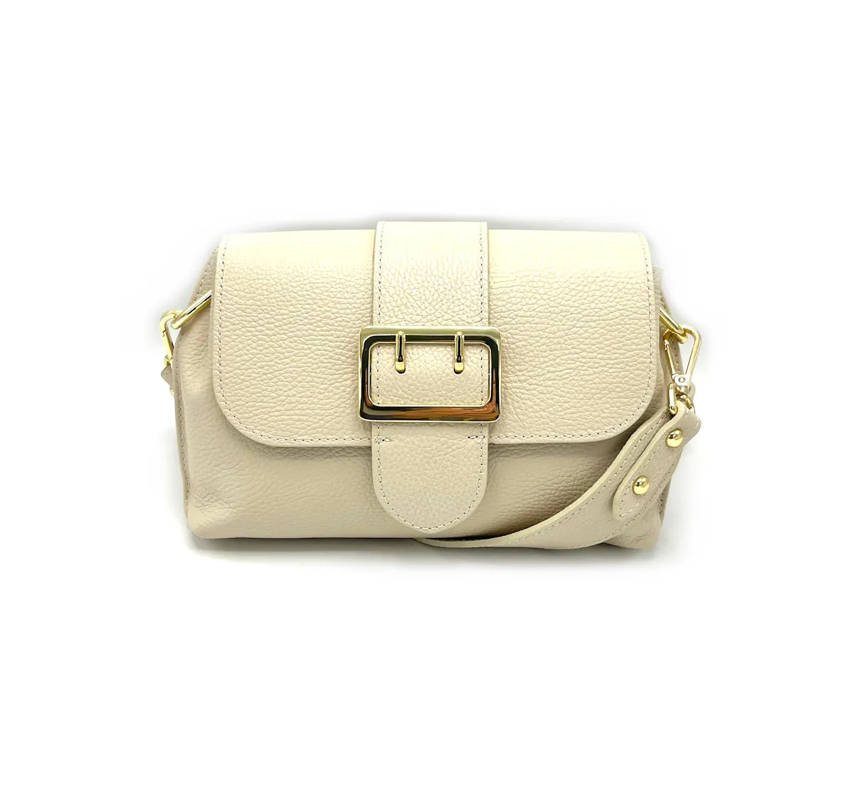 Genuine leather shoulder bag, Made in Italy, art. 112517