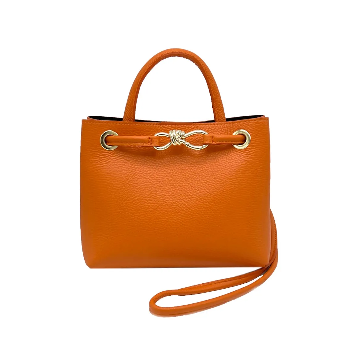 Genuine leather shoulder bag, Made in Italy, art. 112576