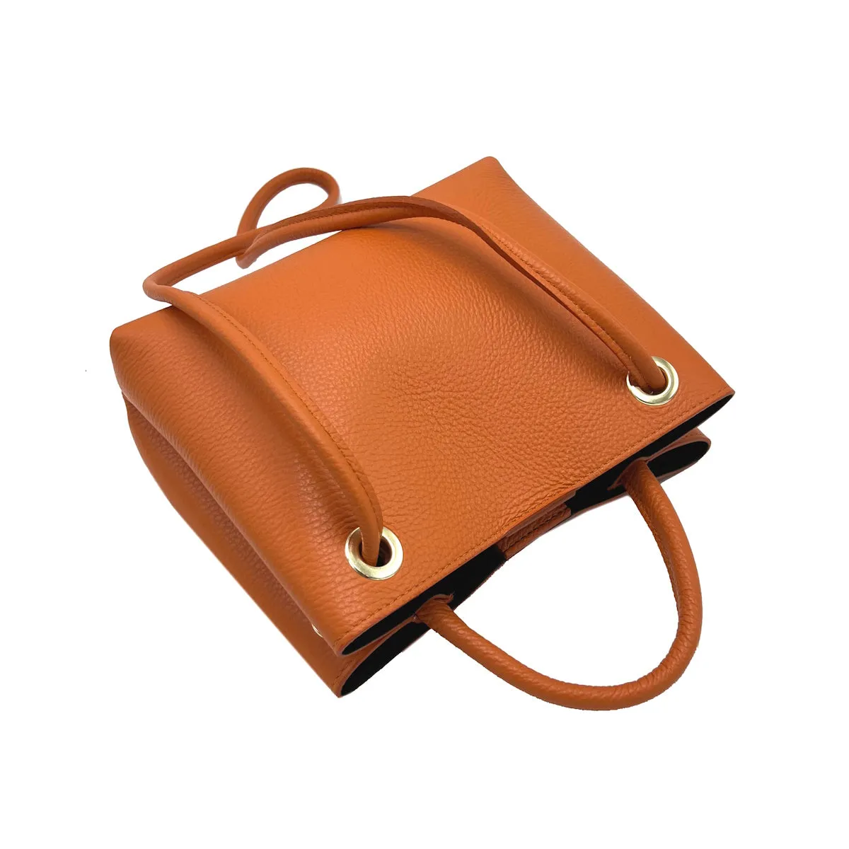 Genuine leather shoulder bag, Made in Italy, art. 112576
