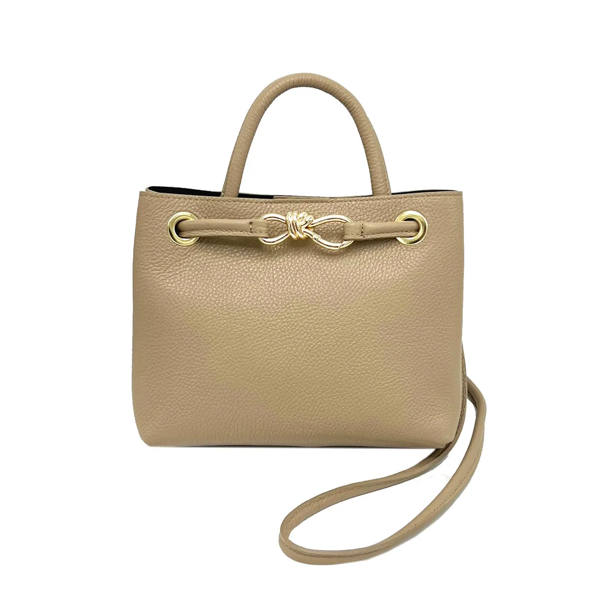 Genuine leather shoulder bag, Made in Italy, art. 112576