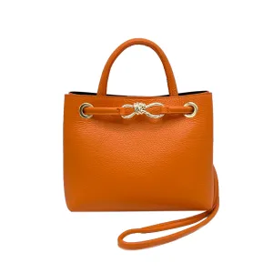Genuine leather shoulder bag, Made in Italy, art. 112576